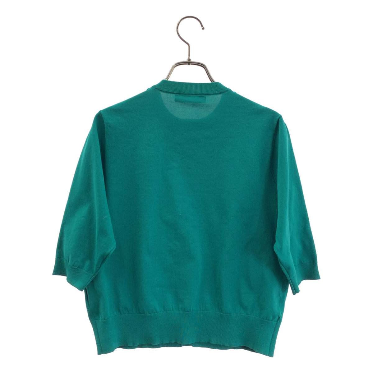 CABaN / キャバン | ファインポリエステル ハーフスリーブポケットカーディガン | S | レディース