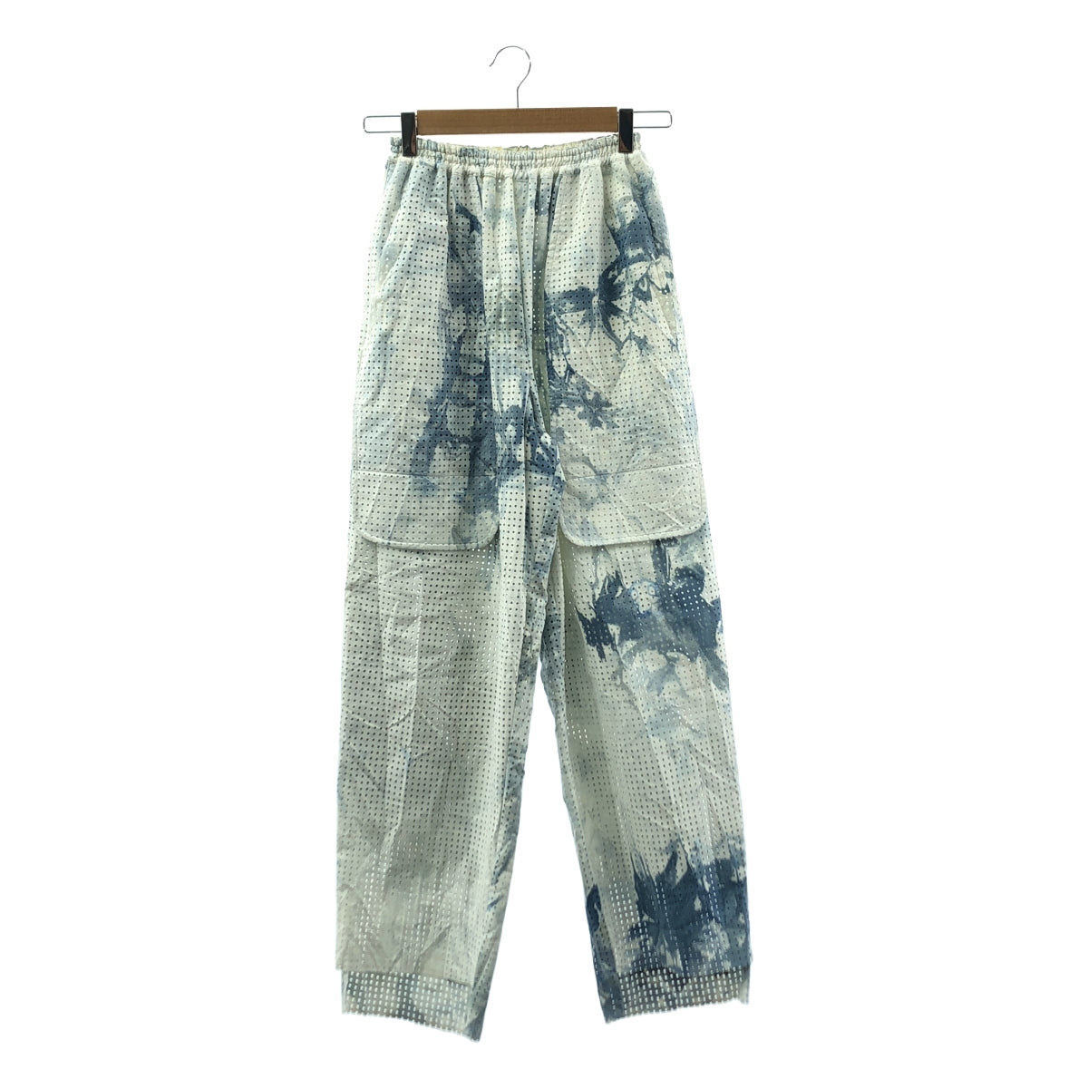 CLASS / クラス | PUNCHING ULTRA SUEDE TROUSERS パンチング ウルトラスエード パンツ | 1 | ライトブルー/ホワイト | メンズ