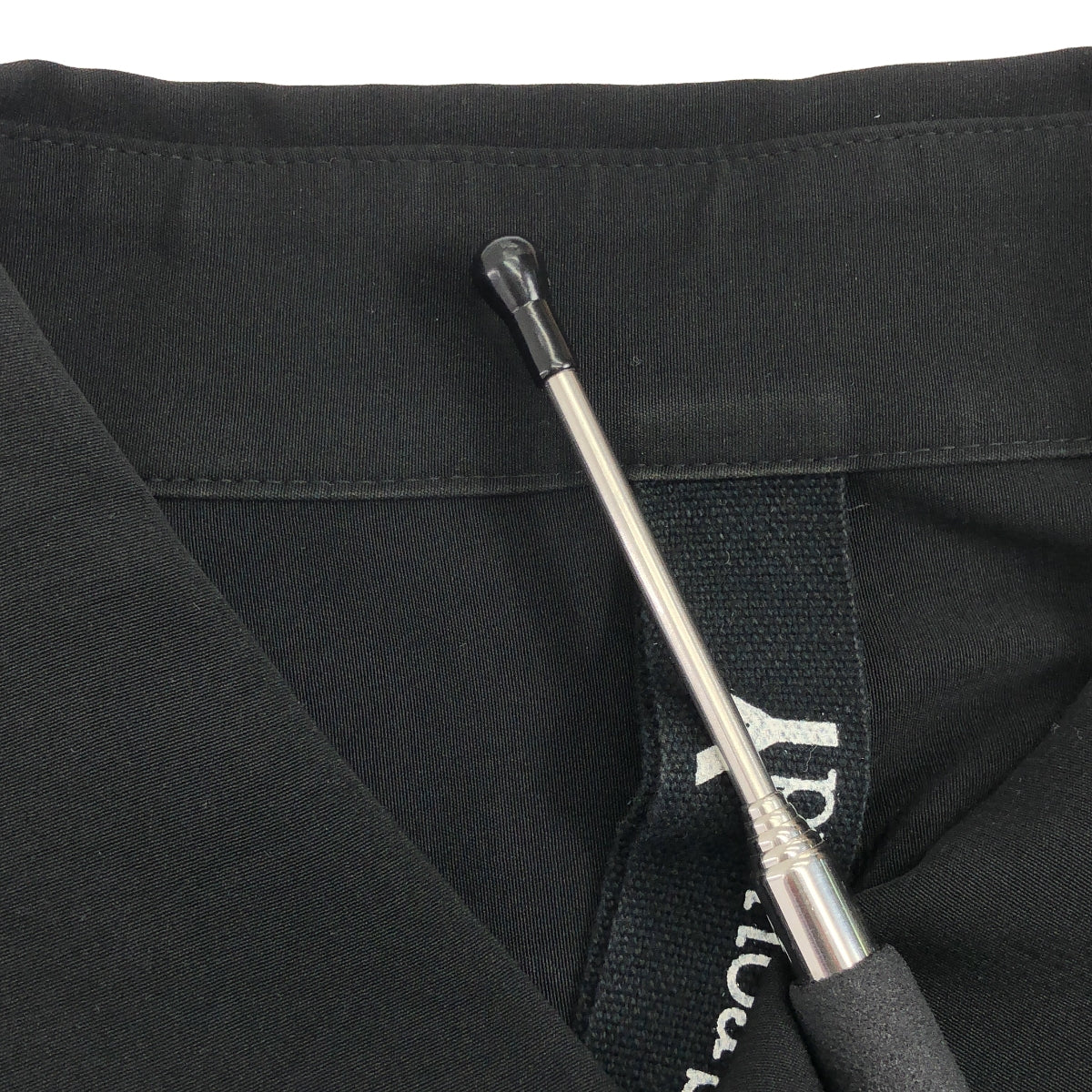 Ground Y / 그라운드 와이 | 2021AW | Big asymmetric shi / 트리아세테이트 비대칭 셔츠 | 3 | 블랙 | 남성