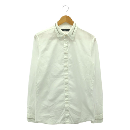 GIVENCHY | 2014AW | Tisci period zip design cotton shirt | 39 | Men's