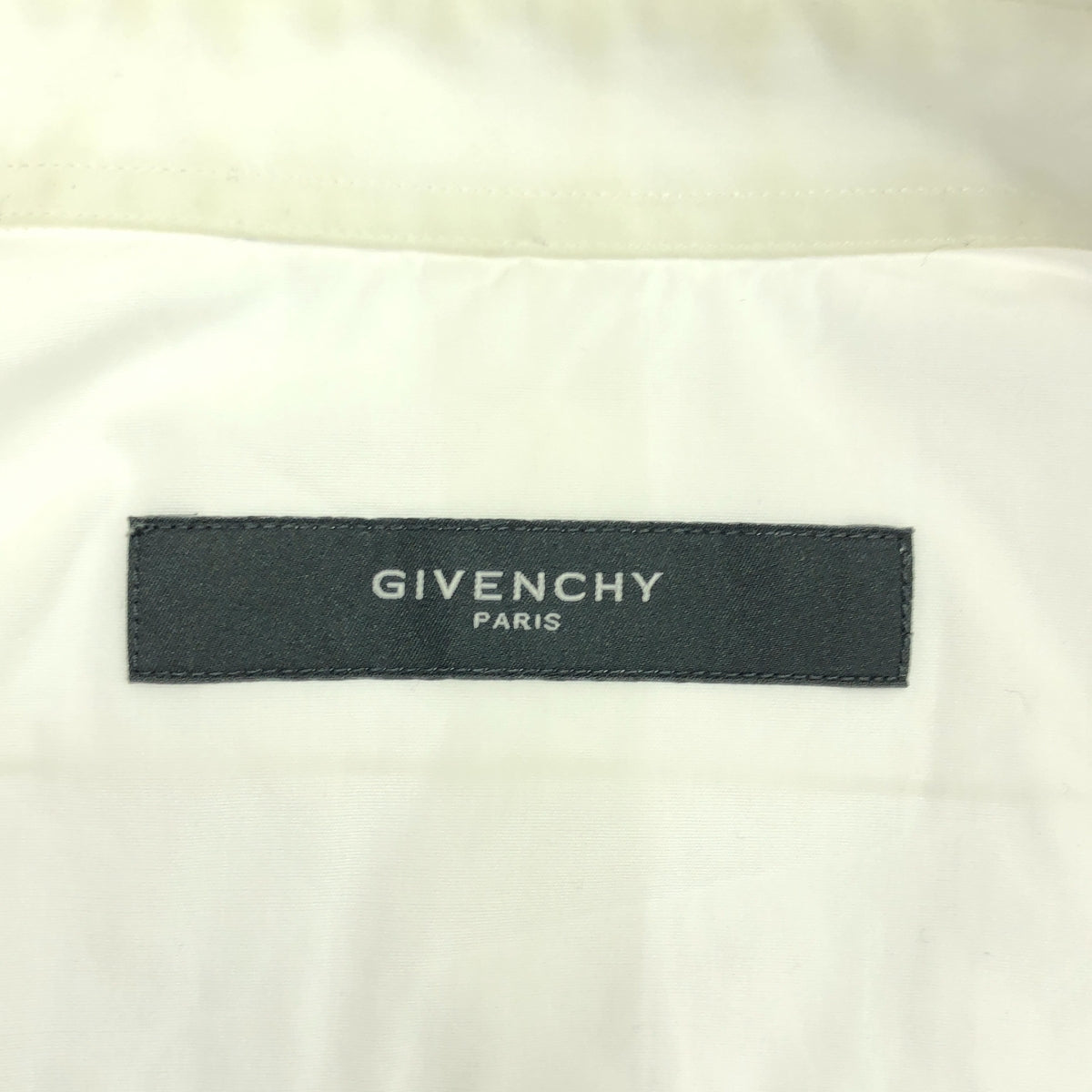 GIVENCHY / 지방시 | 2014AW | 티시기 지퍼 디자인 코튼 셔츠 | 39 | 남성