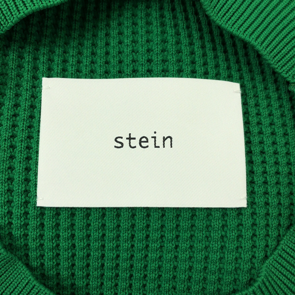 【美品】  stein / シュタイン | 2023SS | OVERSIZED WAFFLE KNIT LS / ワッフル オーバーニット | S | グリーン | メンズ