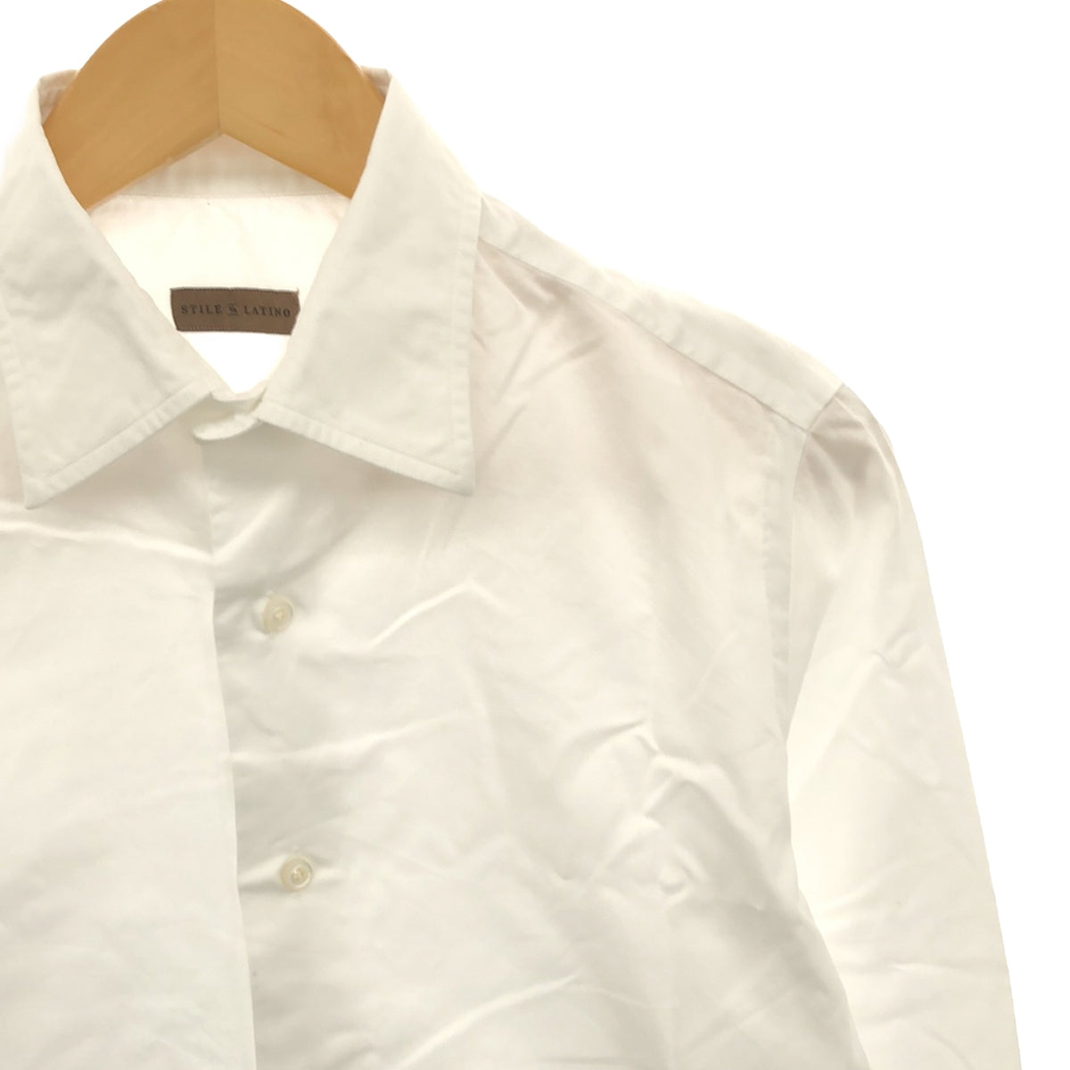 Stile Latino | Oxford Dress Shirt | 38 / 15 | White | Men's