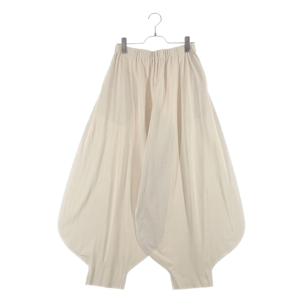 PLEATS PLEASE ISSEY MIYAKE / プリーツプリーズイッセイミヤケ | 変形 ウエストゴム ワイド イージーパンツ |