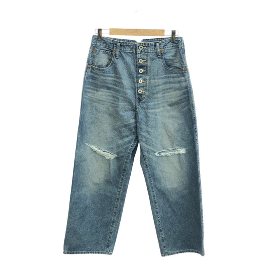 JUNYA WATANABE MAN / 준야와타나베만 | 2024AW | 데미지 가공 데님 팬츠 | XS | 남성