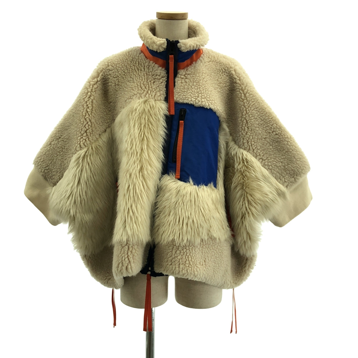 sacai / 사카이 | 2021W | Faux Shearling × Faux Fur Blouson / 파도킹 보아 오버블루존 재킷 / 총 안감 | 2 |