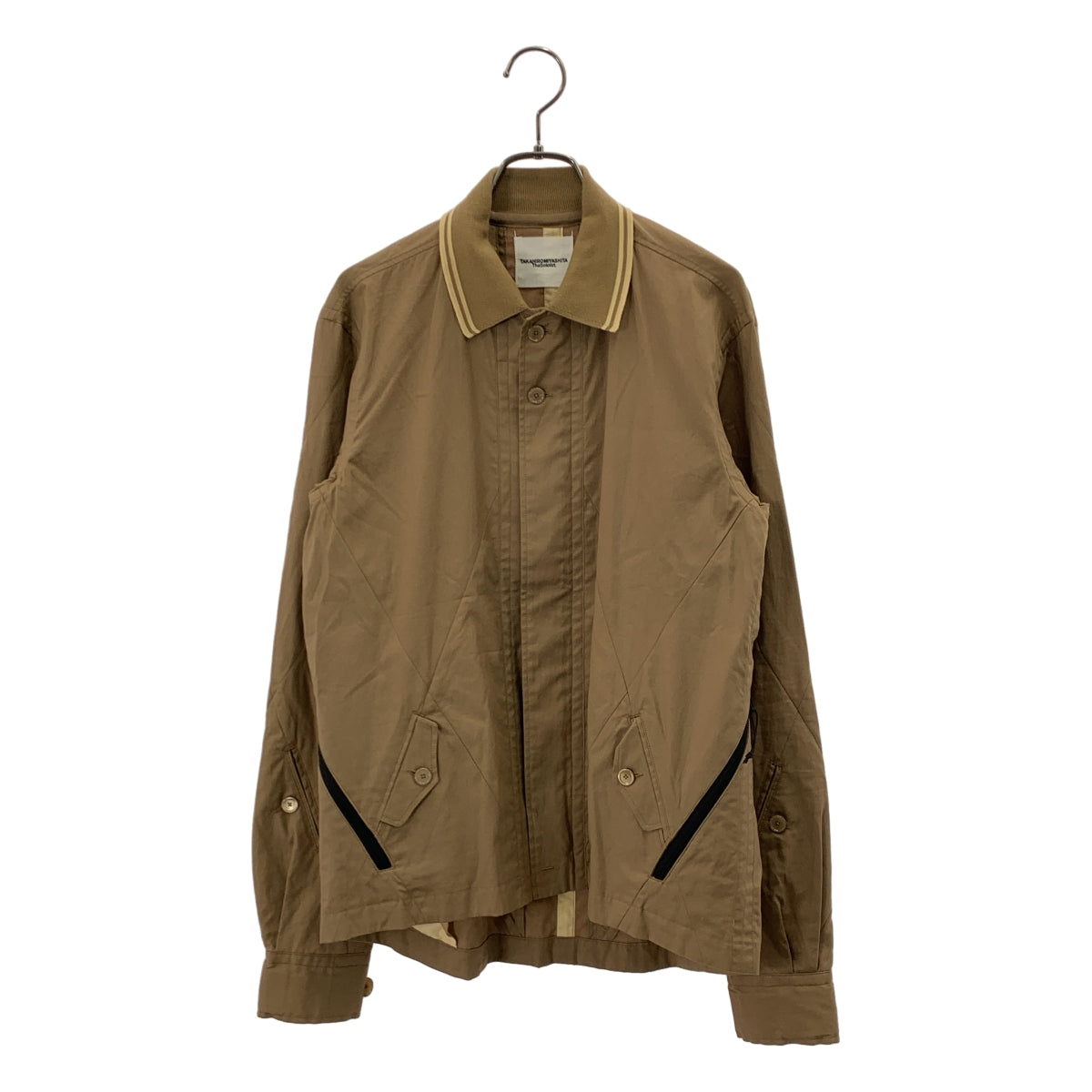 TAKAHIROMIYASHITA The Soloist / 타카히로미야시타자솔로이스트 | 코튼 패널 전환 니트 칼라 재킷 | 46 | 맨즈