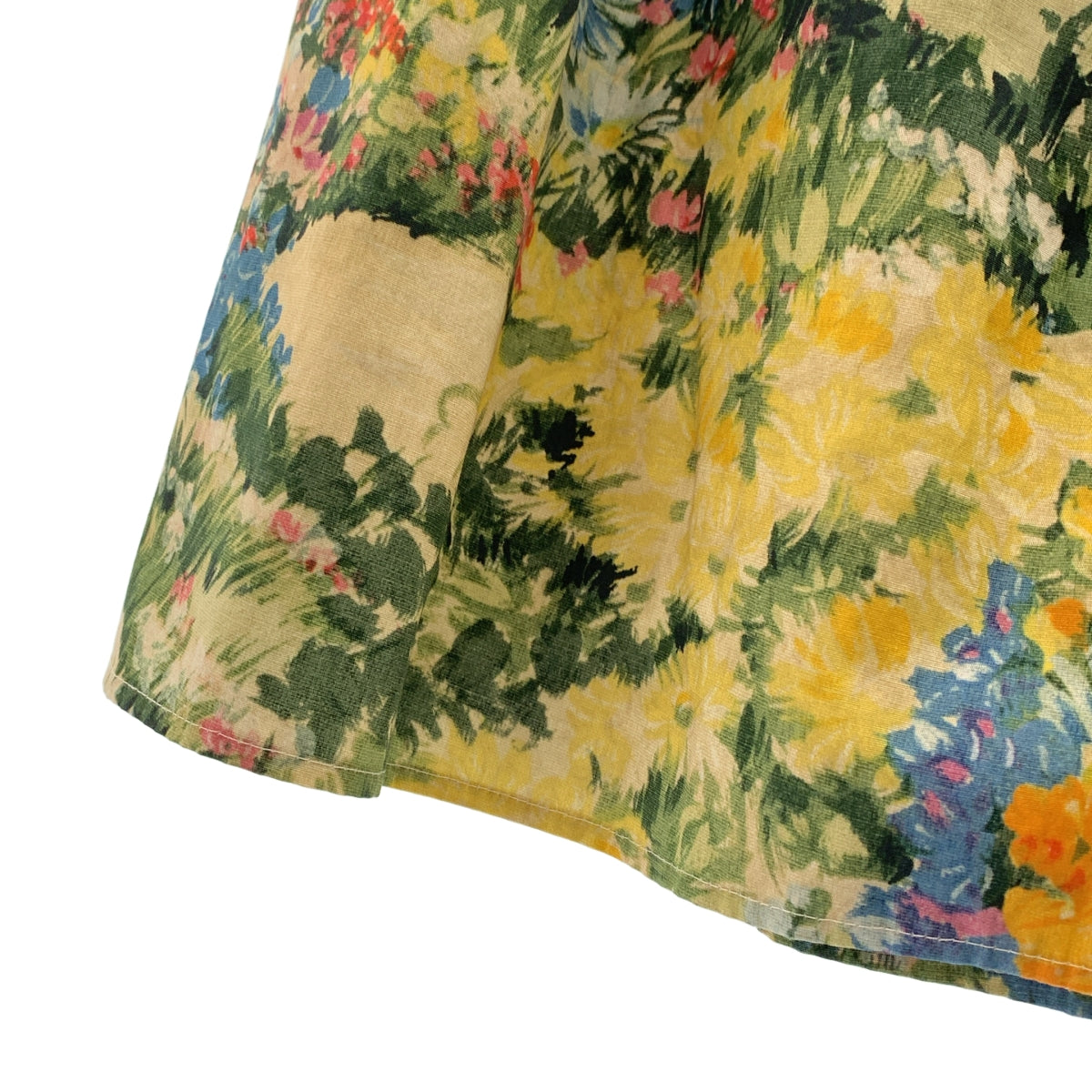 RED VALENTINO | 棉質印花腰部褶皺半身裙 | 40碼 | 多色 | 女款