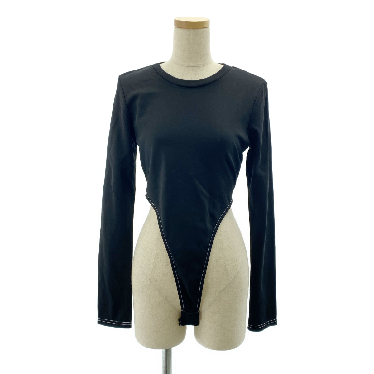 BASICKS / ベイシックス | Superfine Organic Body Suit / バックハートロゴ ボディ スーツ カットソー | M | レディース