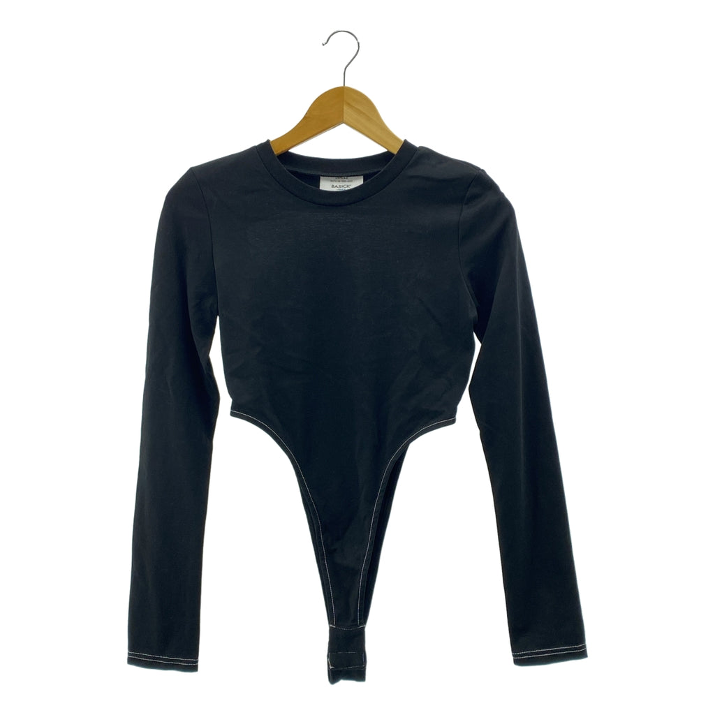 BASICKS / ベイシックス | Superfine Organic Body Suit / バックハートロゴ ボディ スーツ カットソー | M | レディース
