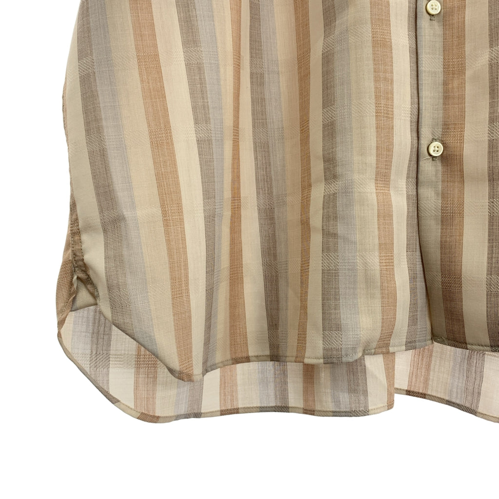 Sillage | 條紋寬鬆開領襯衫 | F碼 | 男士