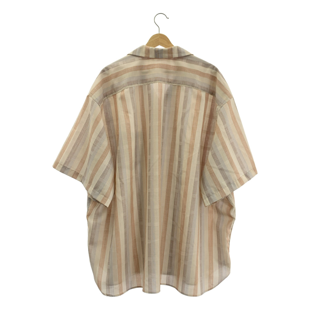 Sillage | 條紋寬鬆開領襯衫 | F碼 | 男士