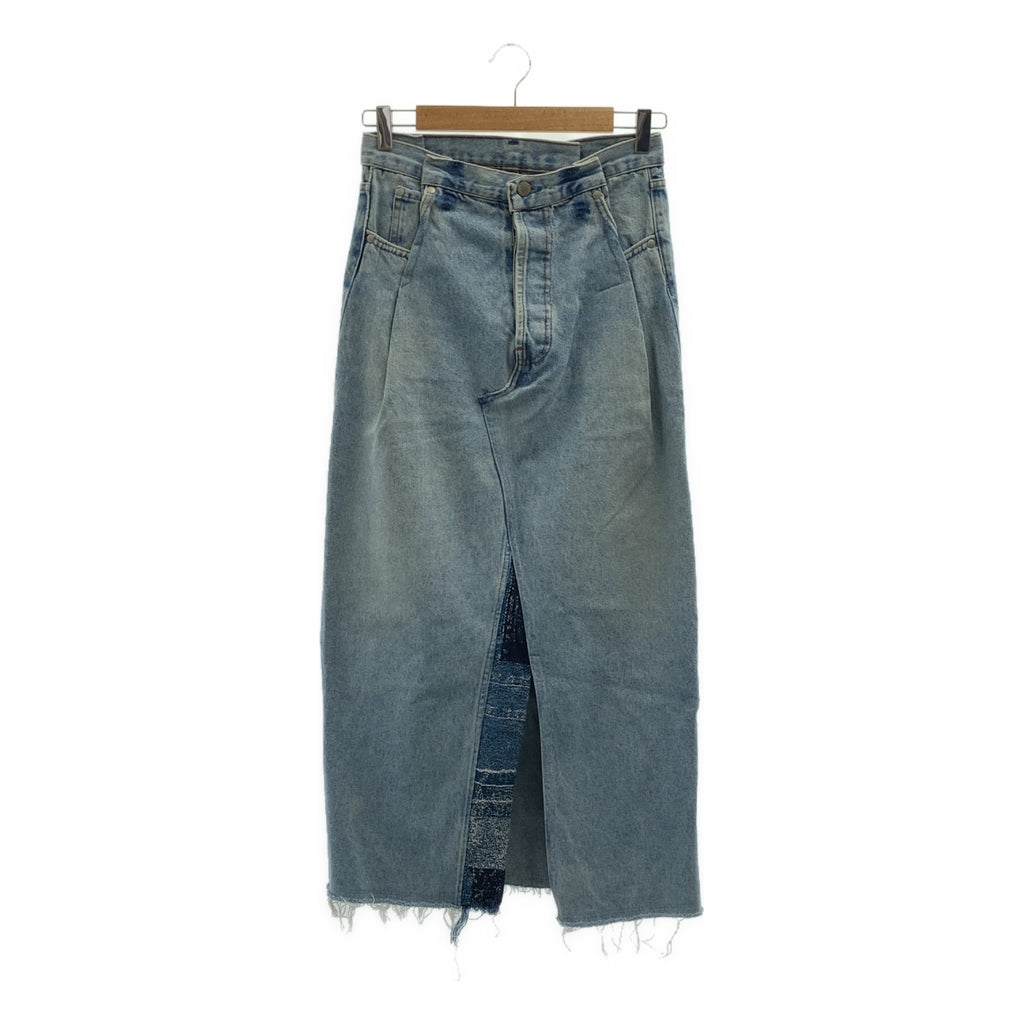 QUIITO / キイト | J LINE SLIT SKIRT 再構築 デニムスカート | 36 | レディース