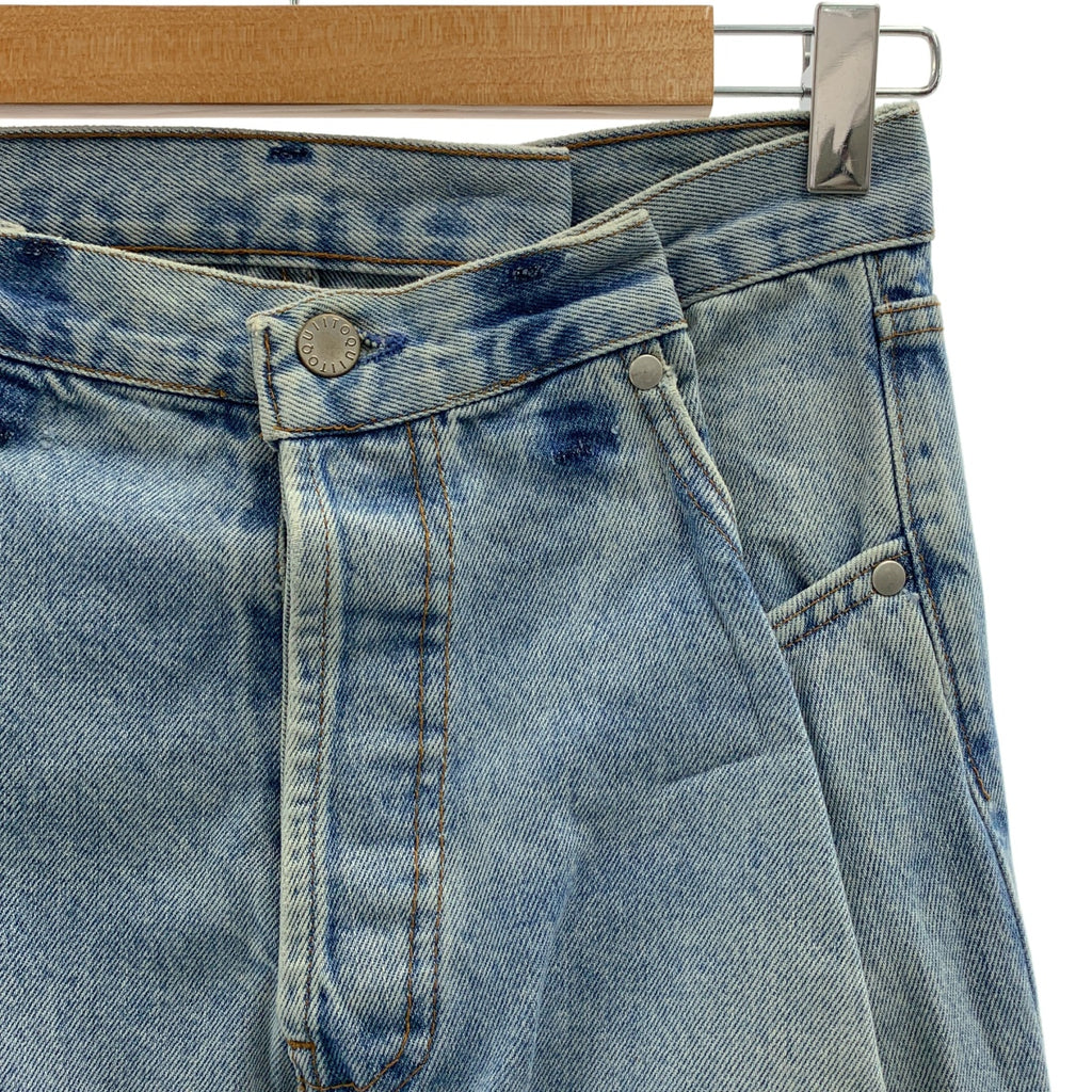 QUIITO / キイト | J LINE SLIT SKIRT 再構築 デニムスカート | 36 | レディース