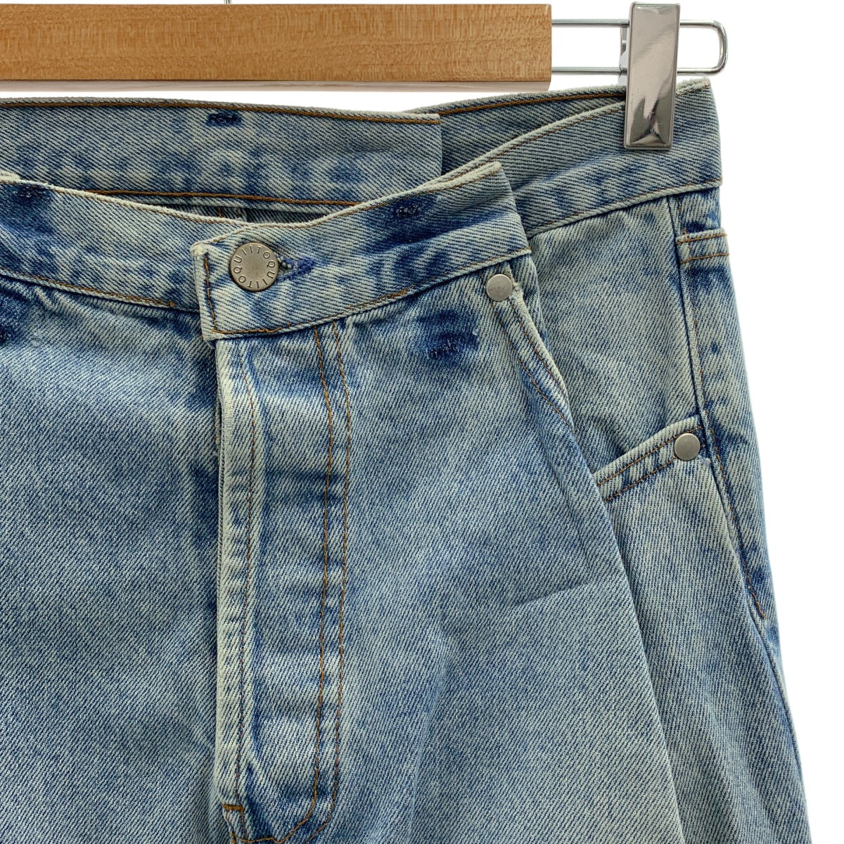 QUIITO / キイト | J LINE SLIT SKIRT 再構築 デニムスカート | 36 | レディース