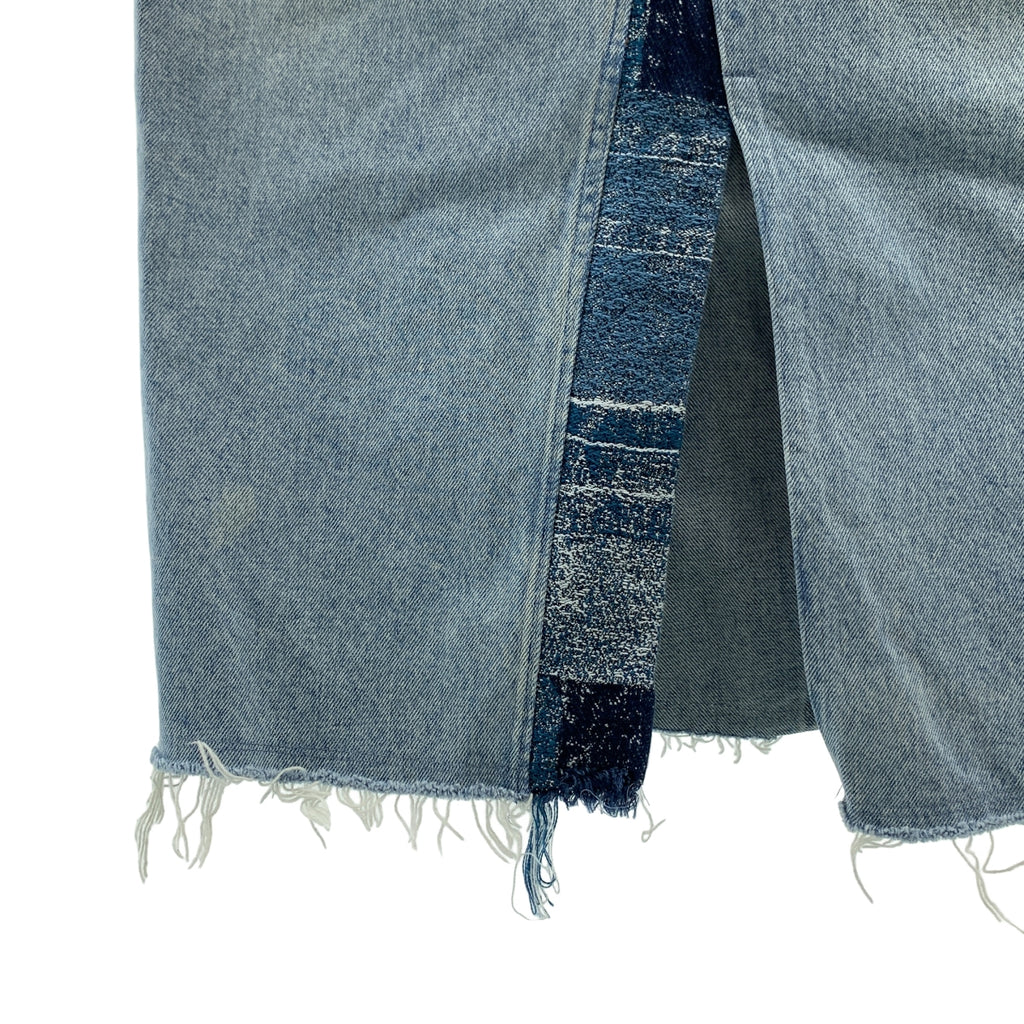 QUIITO / キイト | J LINE SLIT SKIRT 再構築 デニムスカート | 36 | レディース