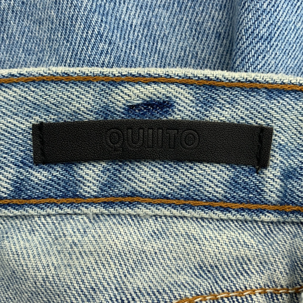 QUIITO / キイト | J LINE SLIT SKIRT 再構築 デニムスカート | 36 | レディース