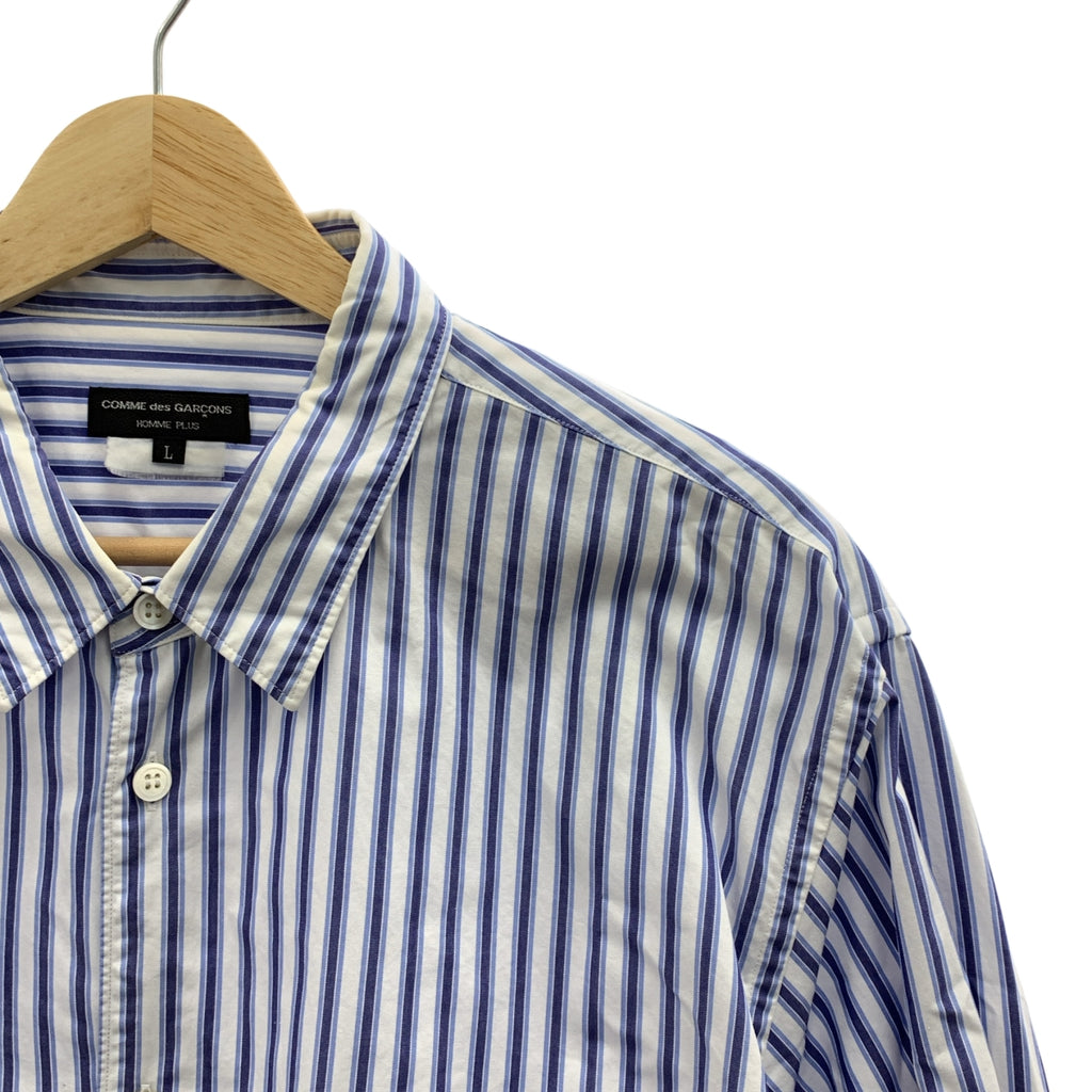 COMME des GARÇONS HOMME PLUS | 2020 秋冬 |棉質條紋格子格紋外套襯衫 | SHOPBOP L 號 |男士