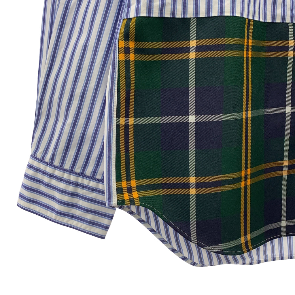 COMME des GARÇONS HOMME PLUS | 2020 秋冬 |棉質條紋格子格紋外套襯衫 | SHOPBOP L 號 |男士