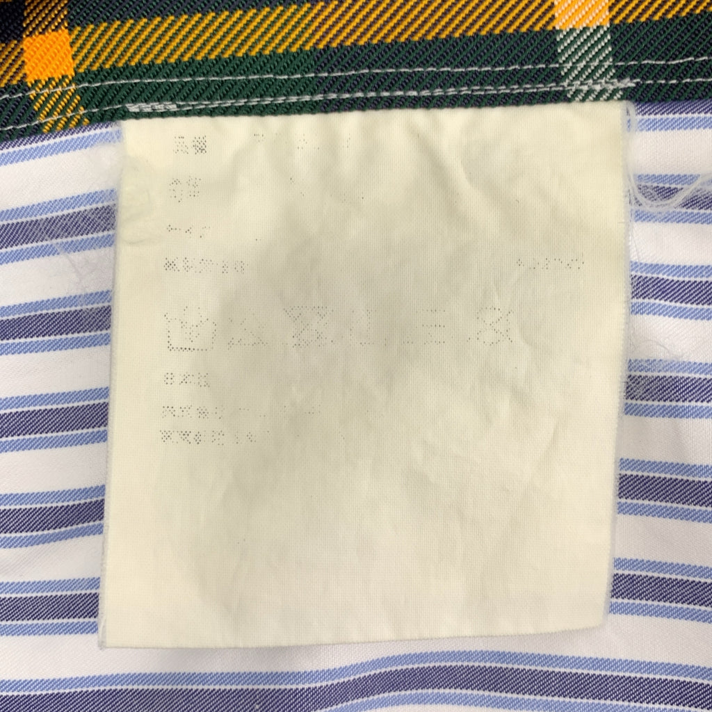 COMME des GARÇONS HOMME PLUS | 2020 秋冬 |棉質條紋格子格紋外套襯衫 | SHOPBOP L 號 |男士