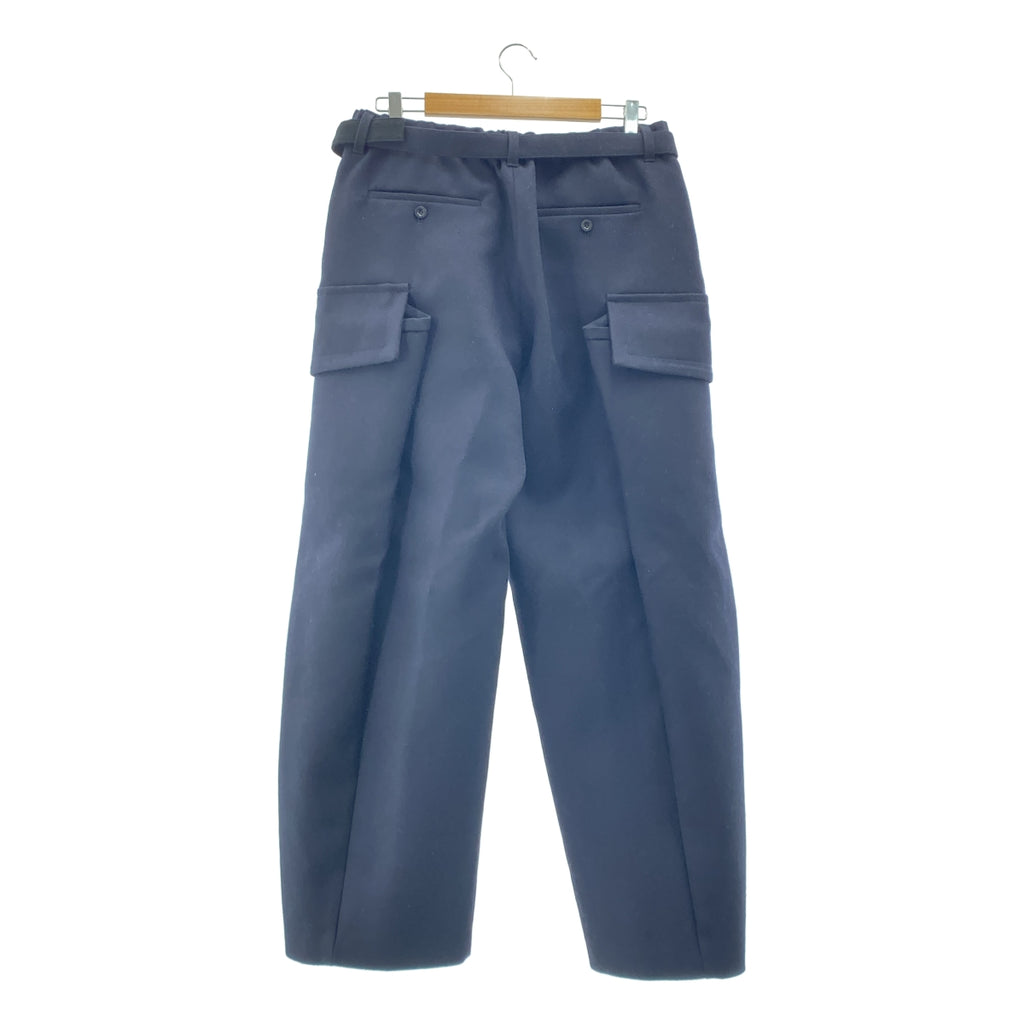 sacai / サカイ | 2025AW | Double-Faced Wool Melton Pants ウールメルトンパンツ | 2 | メンズ