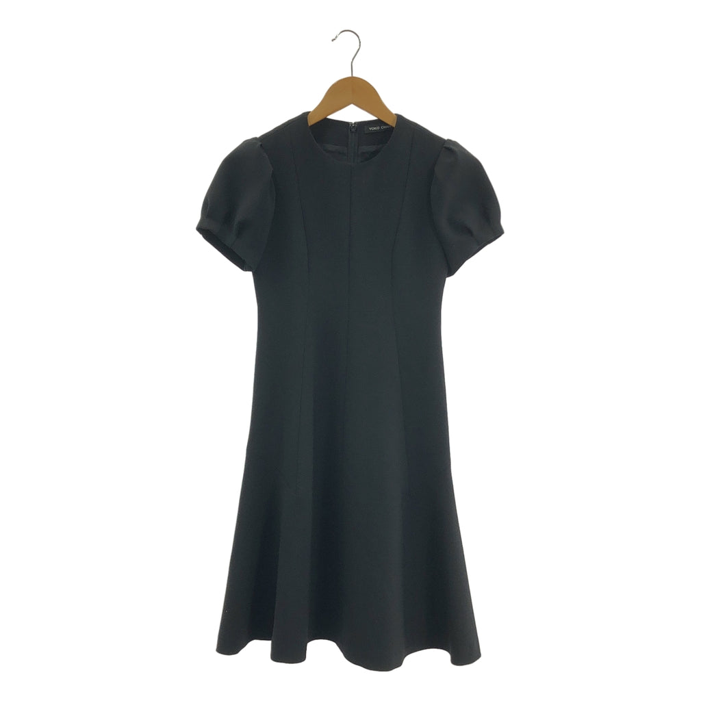 YOKO CHAN / ヨーコチャン | パフスリーブ フレア マーメイド 半袖ワンピース | 36 | レディース