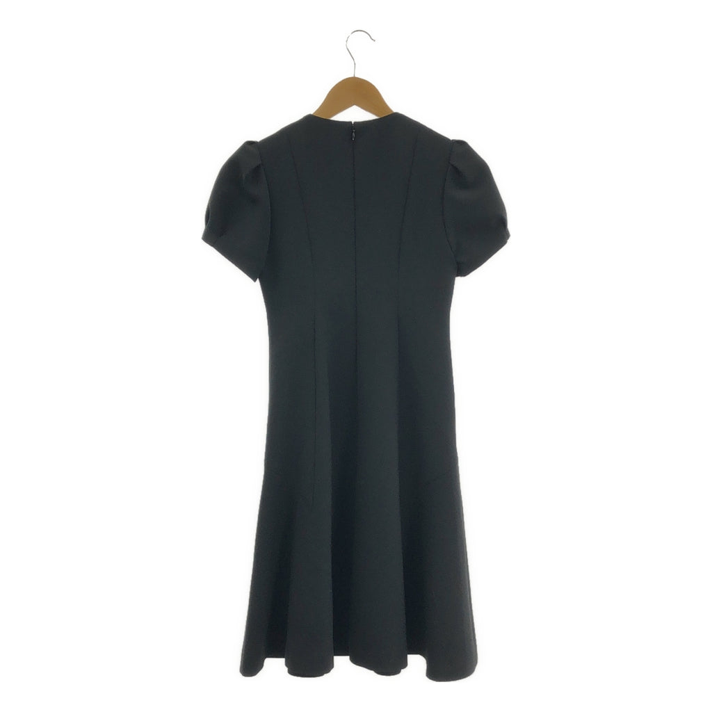 YOKO CHAN / ヨーコチャン | パフスリーブ フレア マーメイド 半袖ワンピース | 36 | レディース