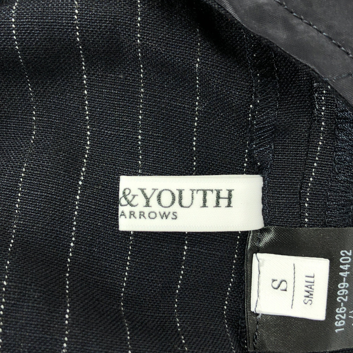 【美品】  BEAUTY&YOUTH / ビューティーアンドユース | ストライプ ポケット付き キャミワンピース | S | ダークネイビー | レディース