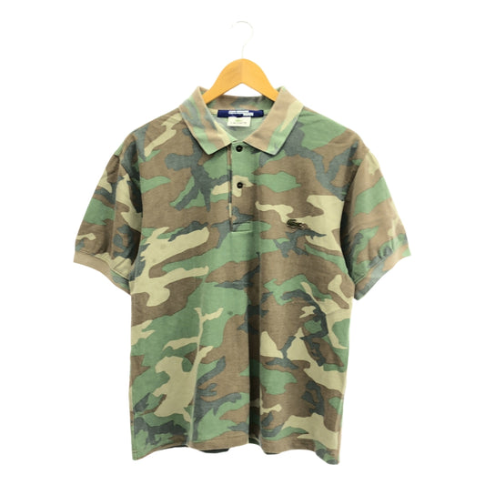 JUNYAWATANABE COMMEdesGARCONS MAN / 준야와타나베만 | × LACOSTE 우드랜드 오리 무늬 사슴의 아이 폴로 셔츠 위장 | L | 남성