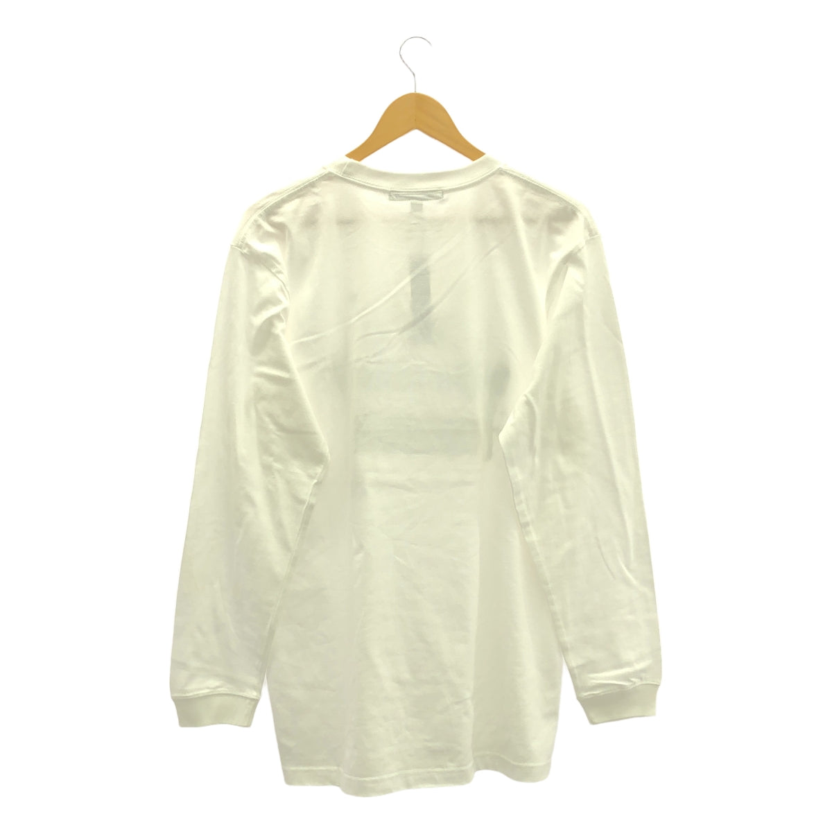 【美品】  STUD MUFFIN / スタッドマフィン | スパンコール ロゴ プリント クルーネック カットソー | 4 | white | メンズ