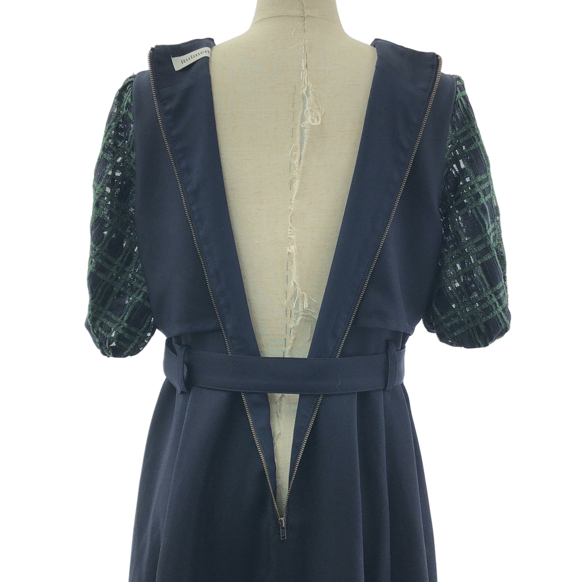 Ruimeme | 泡泡袖對接洋裝 | F碼 | 女款