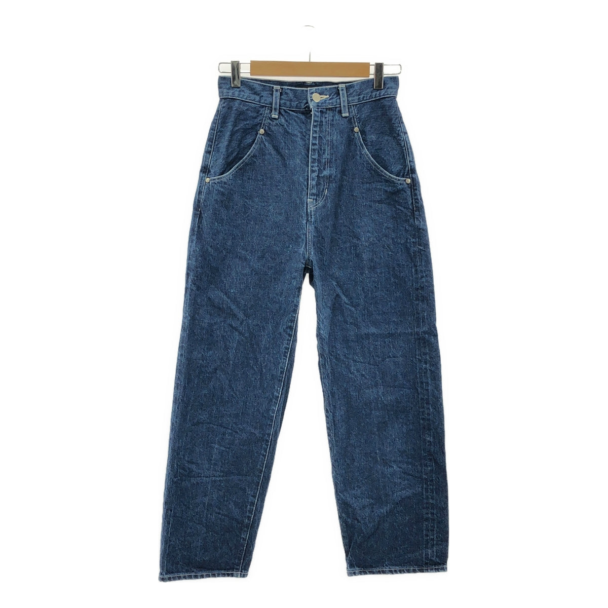 LOEFF / ロエフ | 13OZ ヤード デニム パンツ | 0 | インディゴ | レディース