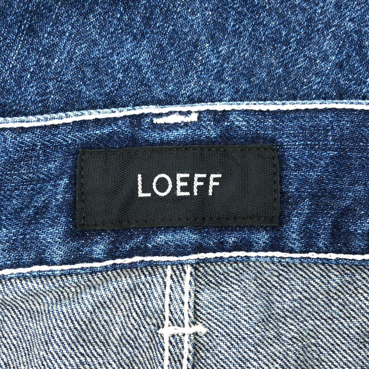 LOEFF / ロエフ | 13OZ ヤード デニム パンツ | 0 | インディゴ | レディース