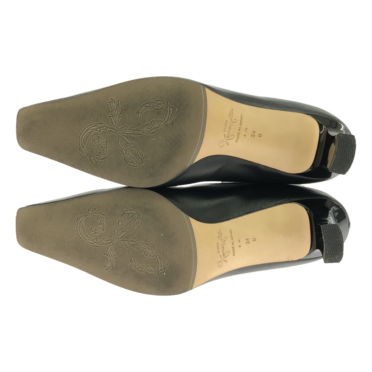 銀座兼松 / 銀座兼松 | 2023 秋冬 |皮革高跟短靴 | 24 |黑色 |女性的