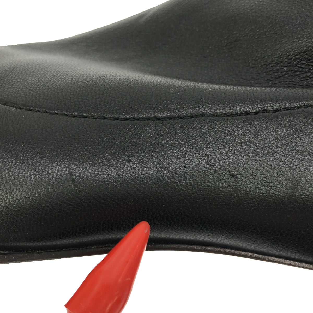 긴자 가네 마츠 / 긴자 가네 마츠 | 2023AW | 가죽 힐 짧은 부츠 | 24 | 블랙 | 여성