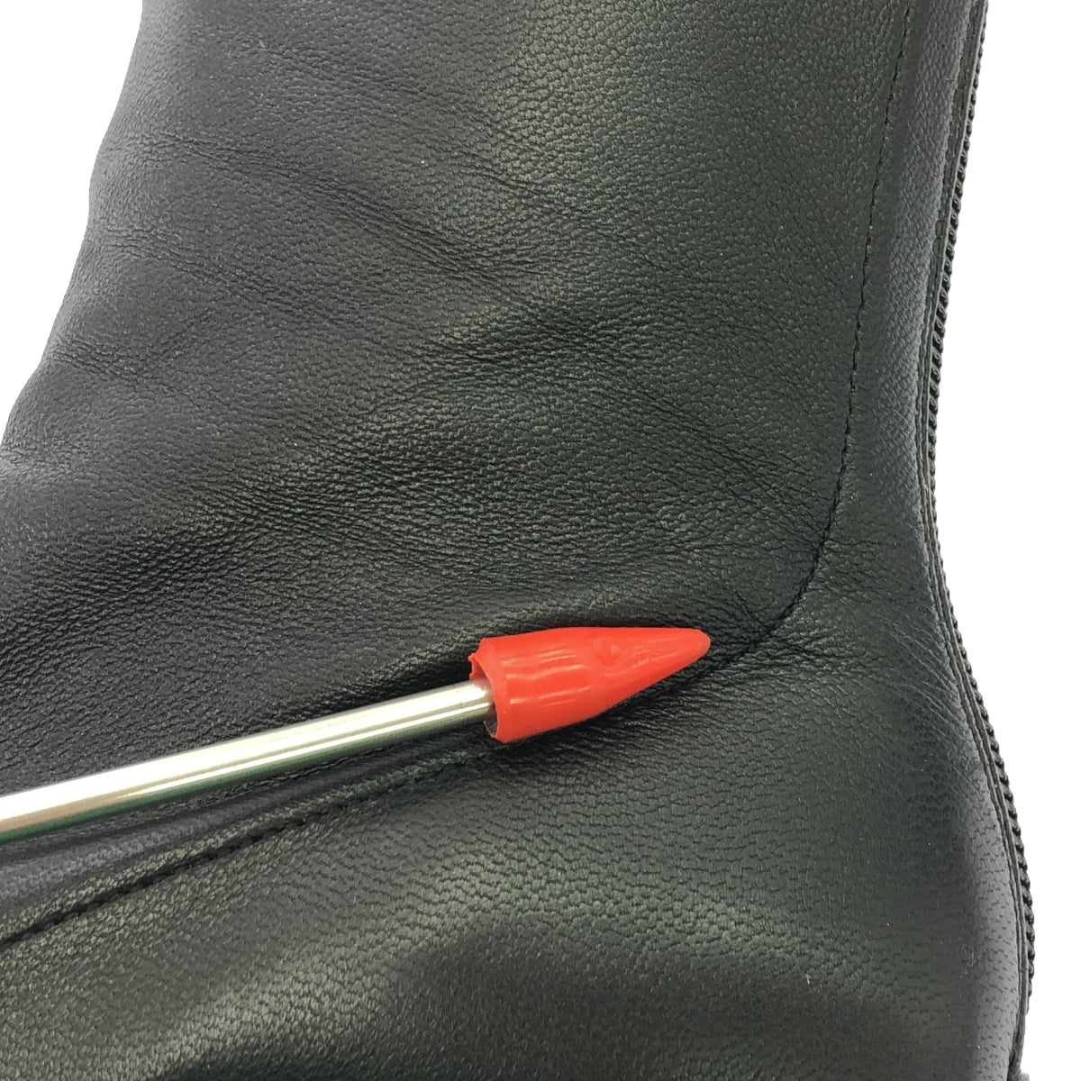 긴자 가네 마츠 / 긴자 가네 마츠 | 2023AW | 가죽 힐 짧은 부츠 | 24 | 블랙 | 여성