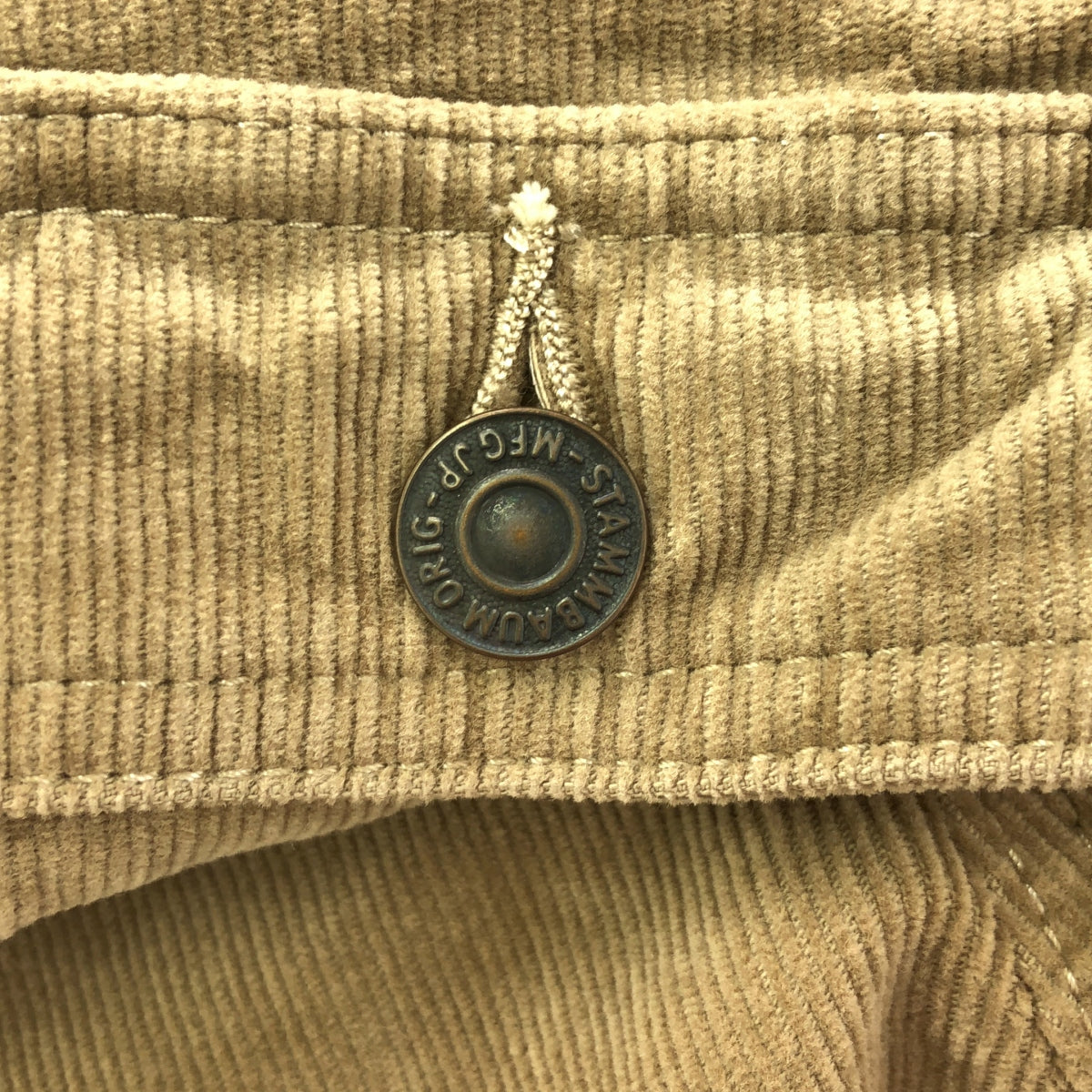 STAMMBAUM / シュタンバウム | ダメージ加工 コーデュロイ オーバーオール | S | ブラウン | レディース