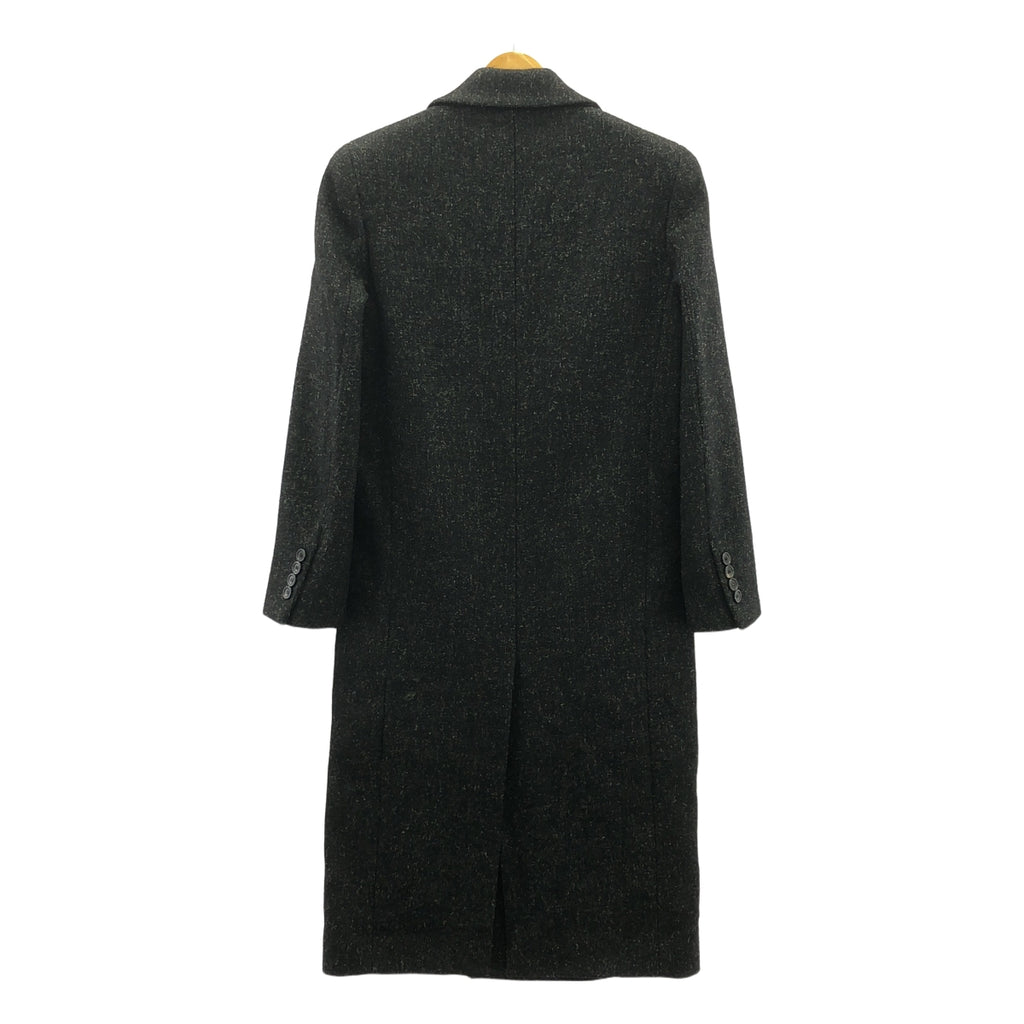 【美品】  SAINT LAURENT PARIS / サンローランパリ | ダブルブレスト チェスターコート | 46 | ブラック | メンズ