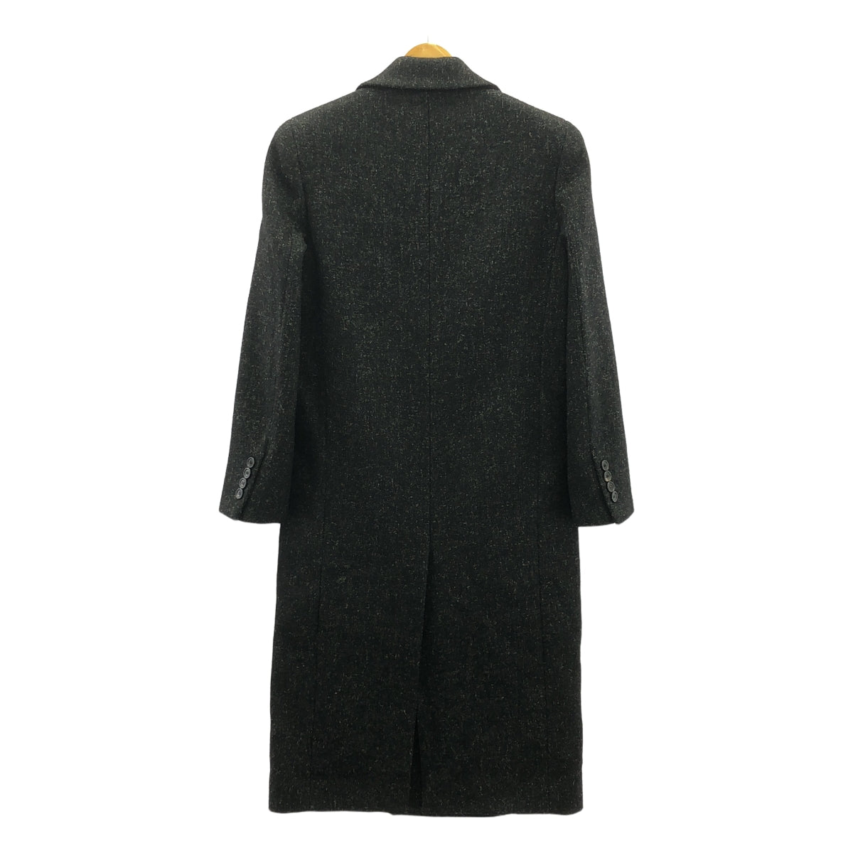 【美品】  SAINT LAURENT PARIS / サンローランパリ | ダブルブレスト チェスターコート | 46 | ブラック | メンズ