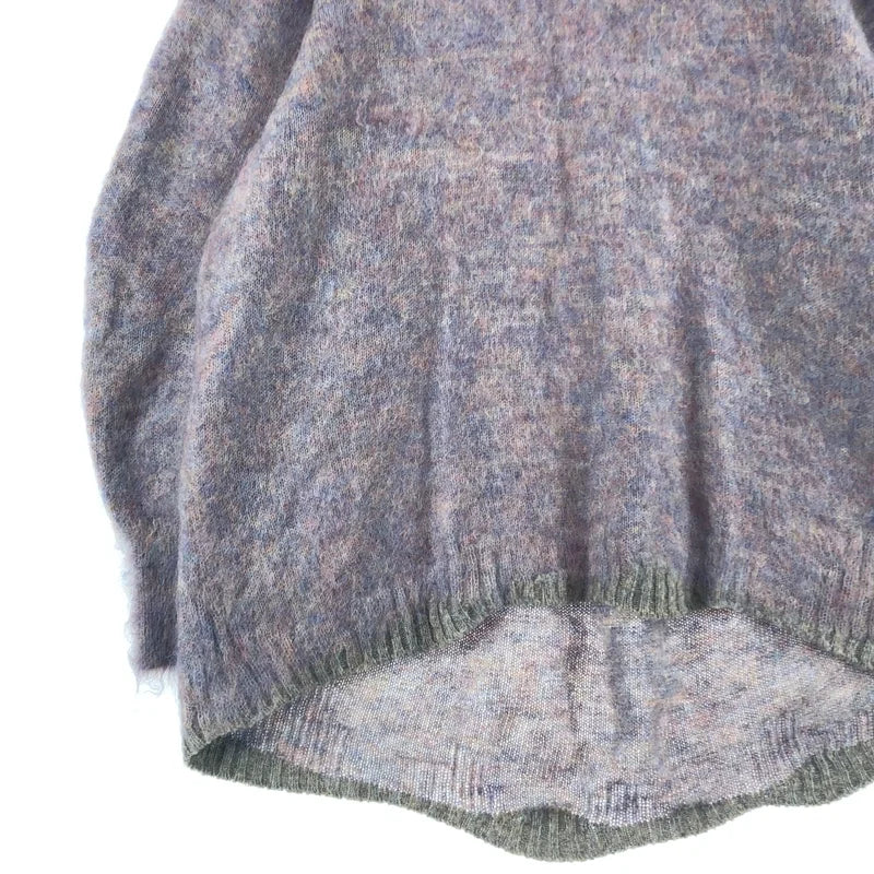 Mame Kurogouchi / マメクロゴウチ | 2024AW | Mohair Knitted High Neck Top / モヘヤ カシミヤ ハイネック ニット セーター | 1 | レディース