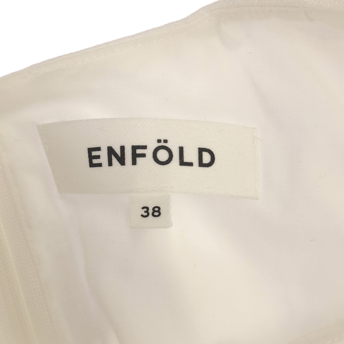 ENFOLD | 2023SS | FRONT-TACK PULLOVER | 38 | White | Women's