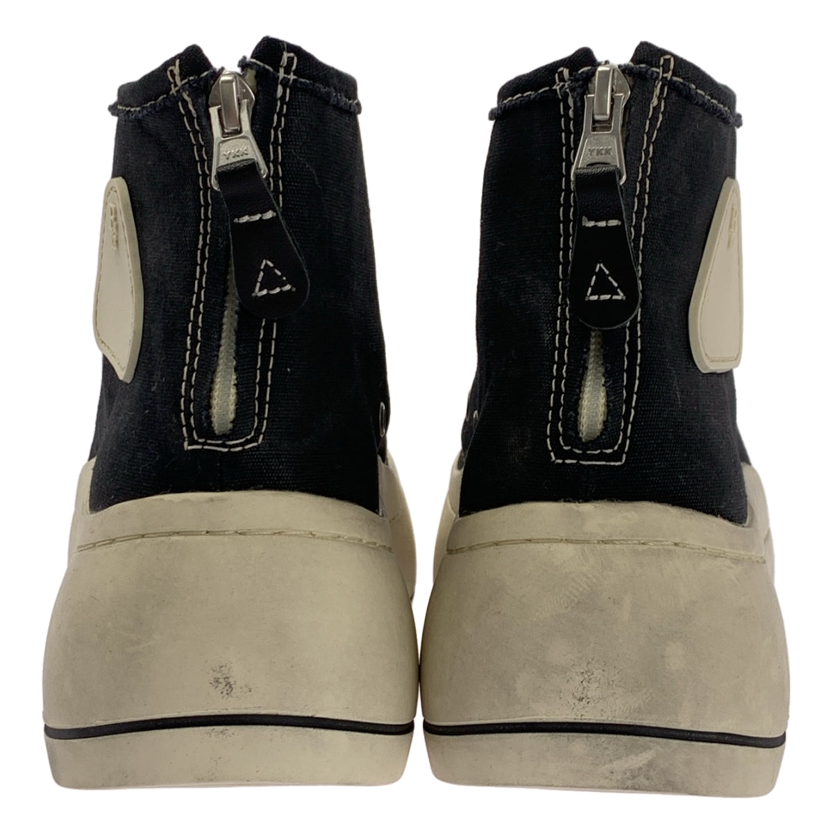 R13 / 얼 서틴 | 플랫폼 백 Zip 하이 컷 운동화 | 9 | 남성