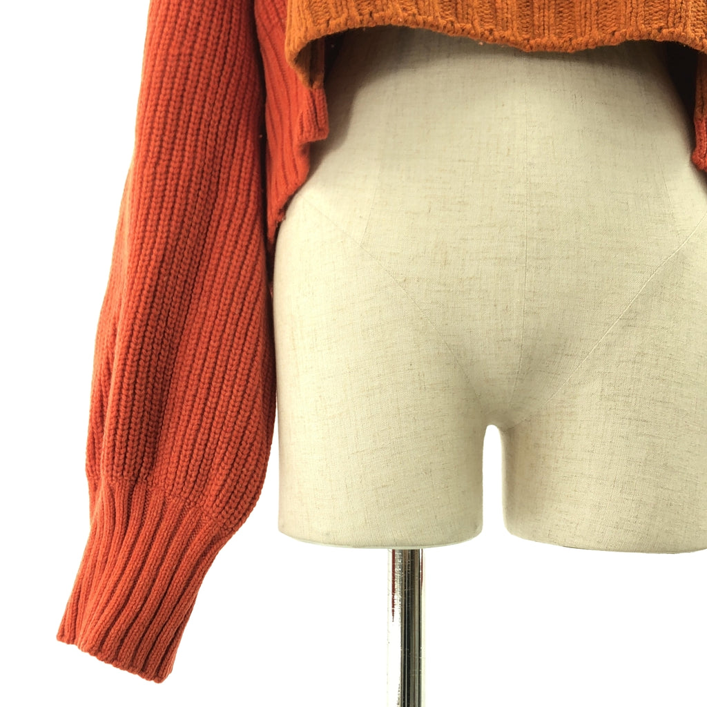 sacai / サカイ | ウール バイカラー ニット セーター |