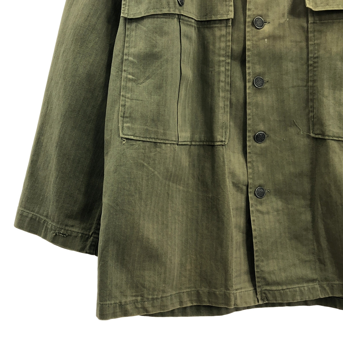 USARMY / 미군 | 1940s | M43 HBT JACKET 스타 버튼 밀리터리 재킷 | 38 | 남성