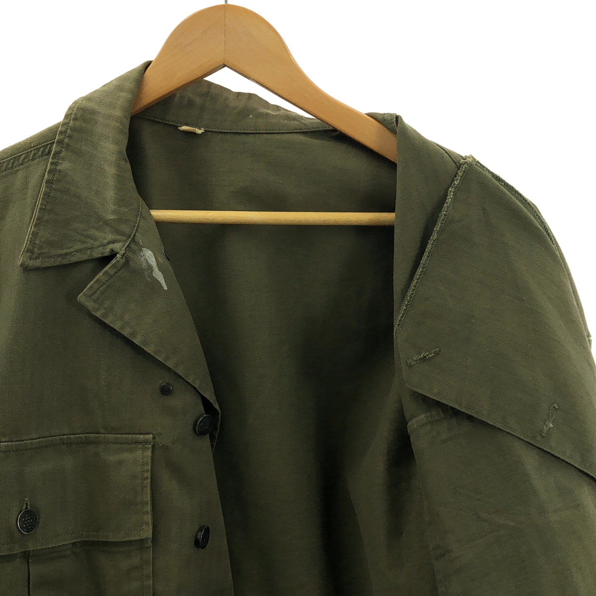 USARMY / 미군 | 1940s | M43 HBT JACKET 스타 버튼 밀리터리 재킷 | 38 | 남성