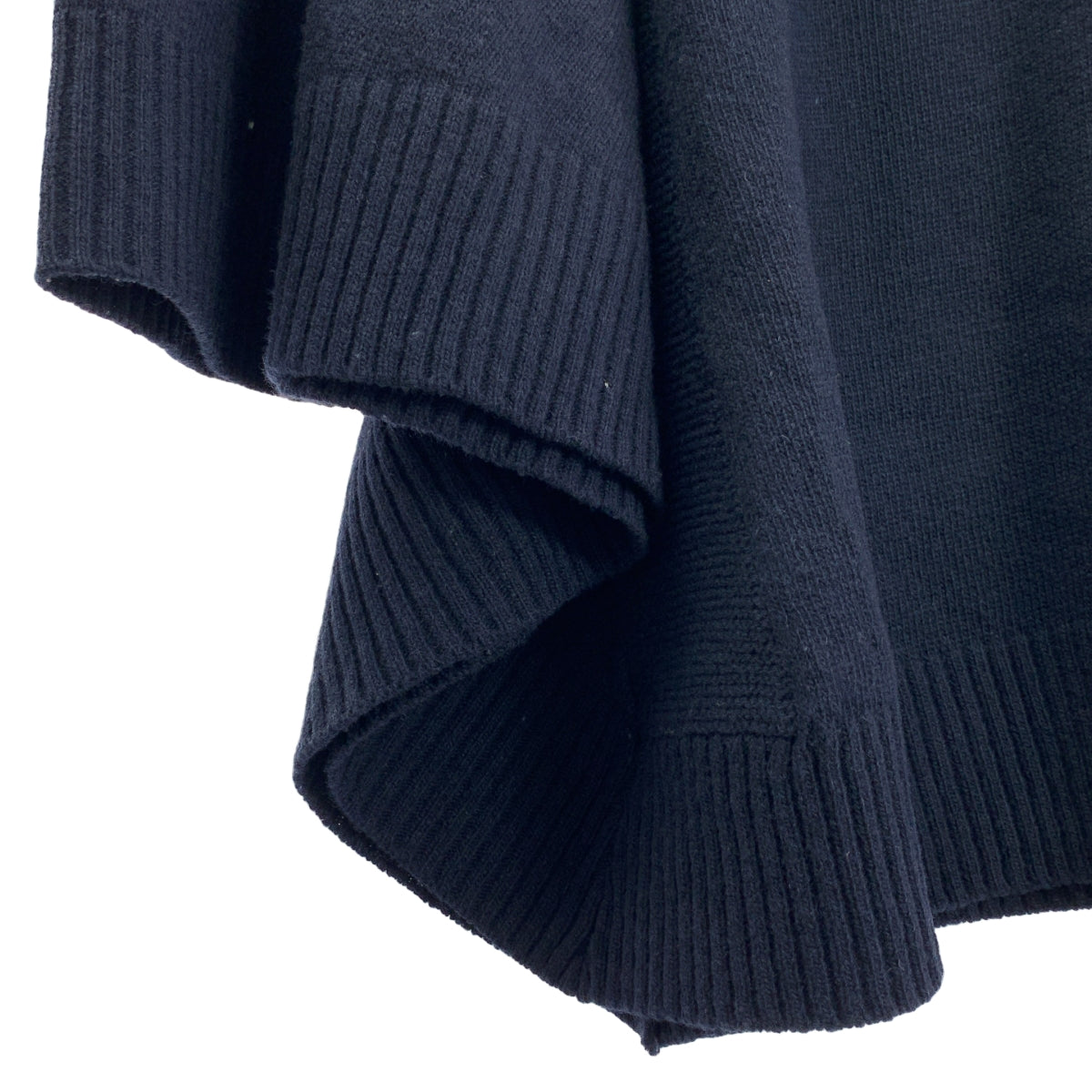 HYKE / ハイク | ウール オーバーシルエット ポンチョ ニット セーター | 1 | レディース