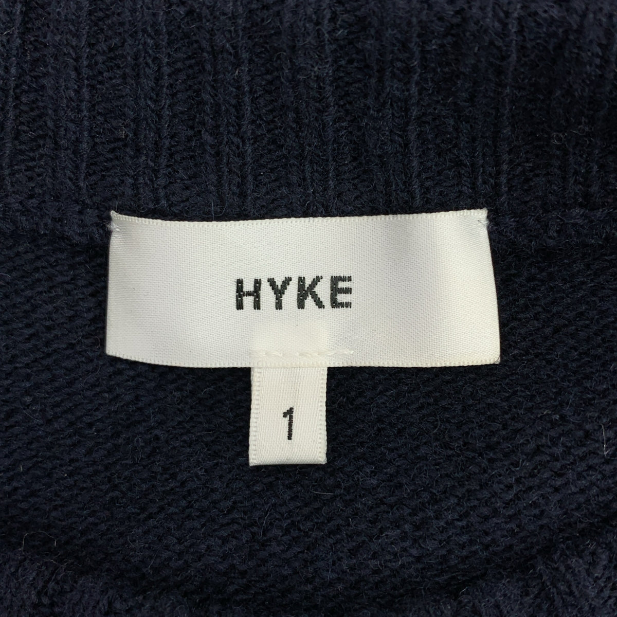 HYKE / ハイク | ウール オーバーシルエット ポンチョ ニット セーター | 1 | レディース