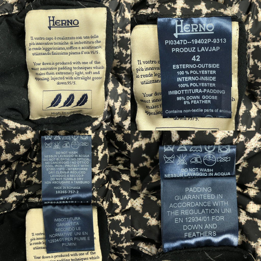 HERNO / 헤르노 | 뒤집을 수있는 병목 다운 재킷 | 42 | 여성