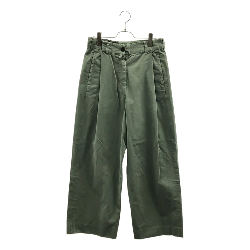 DRIES VAN NOTEN / ドリスヴァンノッテン | コットン ワイドチノパンツ | 36 | レディース