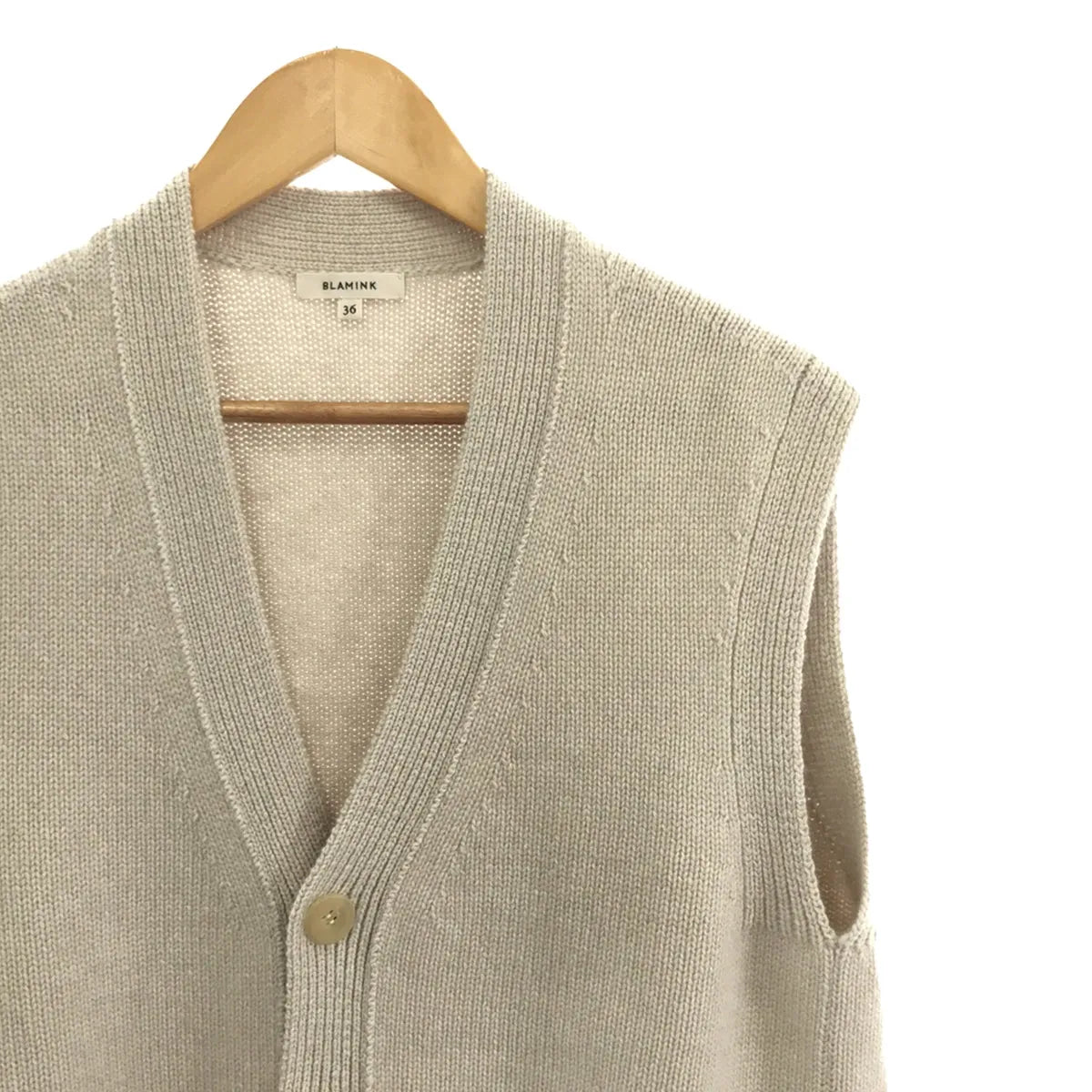 新品】 BLAMINK / ブラミンク | カシミヤ5Gニットベスト | 36